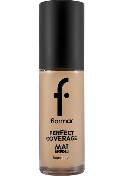 Flormar Mat Birişli E Vitamini İçeren Fondöten  - Mat Touch Foundation - 301 Soft Beige - 8682536057561