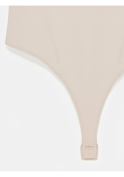 Dilvin 21231 Halter Yaka Bodysuit-taş