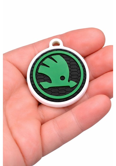 Skoda Logo Anahtarlık 3d Baskı Araç Anahtarlığı Skoda Logolu Anahtarlık