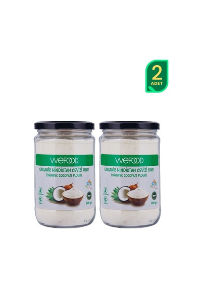 Organik Hindistan Cevizi Unu 320 Gr 2'li 320 G