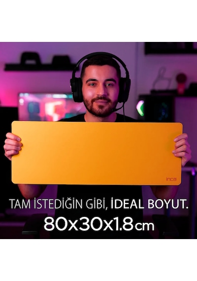 Imp-019ks Gamıng Mat Deri 800x300 Mm Xl Mousepad 80x30 Cm