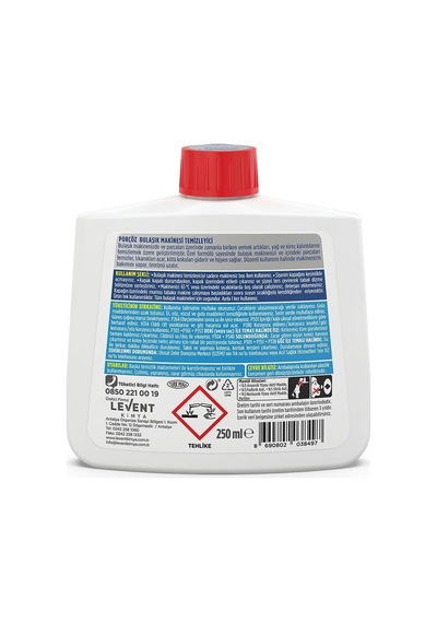 Porçöz Bulaşık Makinesi Temizleyici 250 Ml Genel