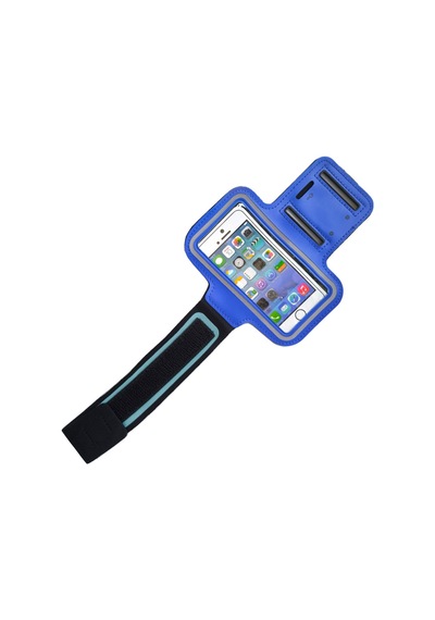 Kol Bandı Cep Telefonu İçin 12.5cm X 6cm Ölçülerinde Taşıma Kılıfı Mavi