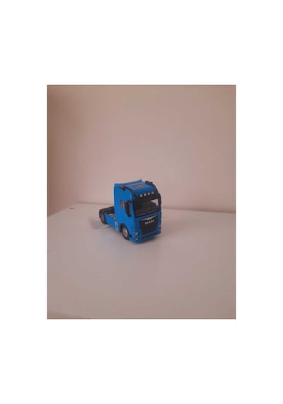 Man Metal Kasa Müzikli Ve Işıklı Model Tır Çekici Beyaz/sarı/kırmızı/man