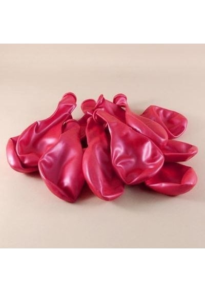 Pembe Renkli Metalik 12 Li Balon Seti 6