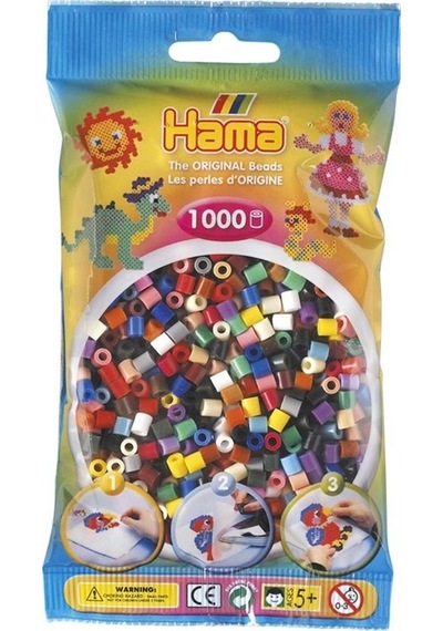 1.000'Lik Hama Midi Boncuk - 22 Renk 1.000'Lik Hama Midi Boncuk - 22 Renk