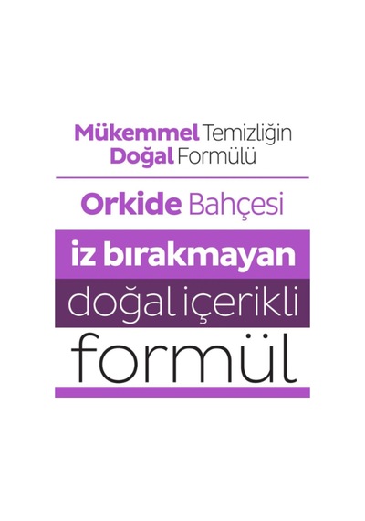 Sleepy Easy Clean Orkide Bahçesi Yüzey Temizlik Havlusu - 100 Yaprak 6 Adet Tekli