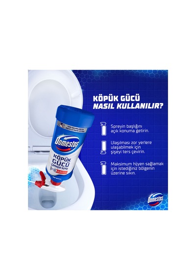 Köpük Gücü Köpük Çamaşır Suyu Beyaz Sabun 450 Ml X3 Diğer