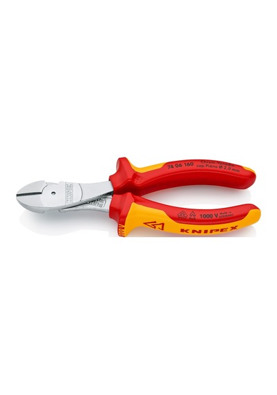 Knıpex Vde 1000 Volt Ağır Hizmet Tipi Yan Keski 160 Mm 7406160