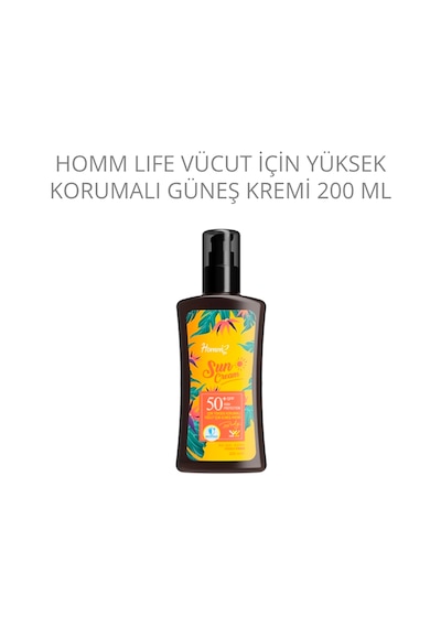 Vücut İcin Yüksek Korumalı Güneş Kremi