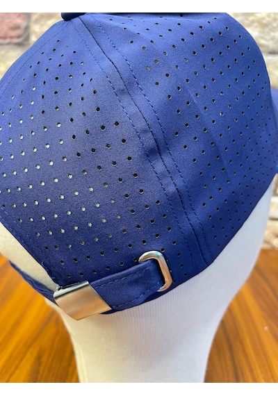 Hamze Paraşüt Mikro Kumaş Yazlık Delikli Unisex Cap Şapka Lacivert