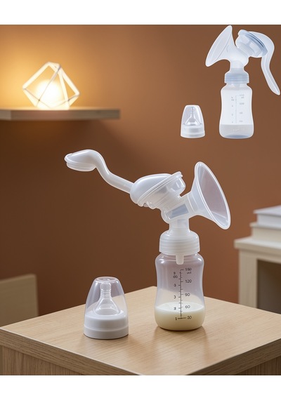Manuel Göğüs Pompası 180 Ml Bpa'sız Taşınabilir