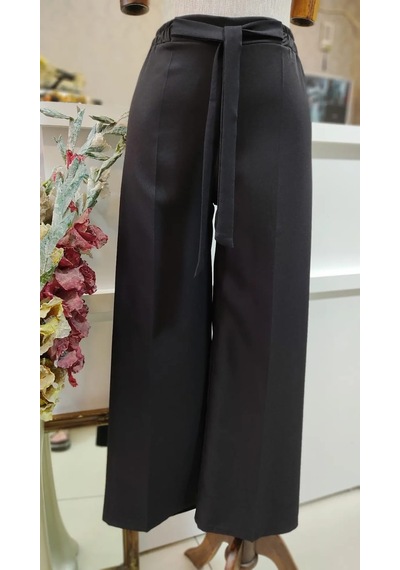 Alisma Moda Bol Paça Kadın Pantolon Siyah
