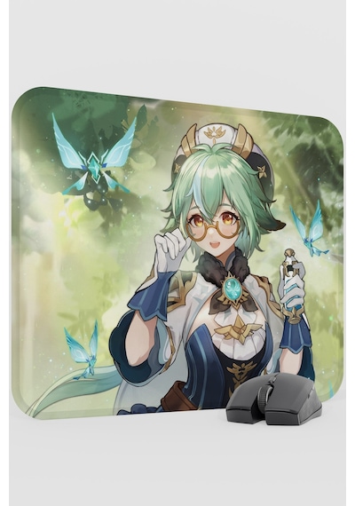 Sucrose Genshin Impact Anime Oyuncu V3 - 48x40 Xl Gaming Mouse Pad Fare Altlığı