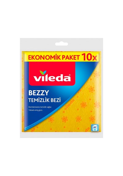 Bezzy Temizlik Bezi, 10'lu Paket Çok Renkli