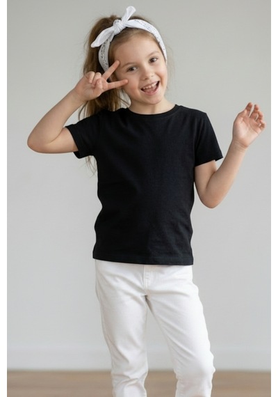 Kiagu Siyah Kısa Kol Basic T-shirt- Terletmeyen Esnek Kumaş Pamuklu Mevsimlik Siyah Kısakol Kız Çocuk Tsort Siyah - 896854157 Siyah Kiagu Siyah Kısa Kol Basic T-shirt- Terletmeyen Esnek Kumaş Pamuklu Mevsimlik Siyah Kısakol Kız Çocuk Tsort Siyah - 896854157 Siyah