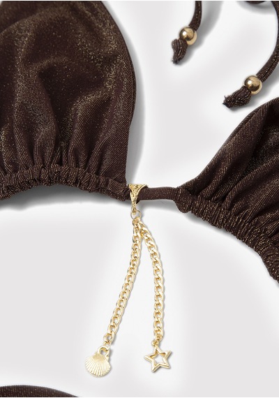 Mavi - Kahverengi Bikini Üstü 1914157-35130