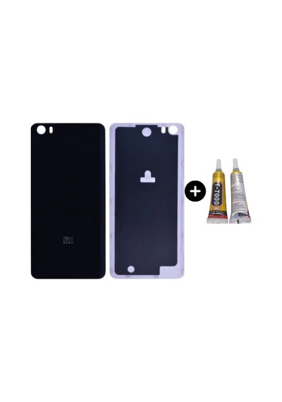 Xiaomi Mi 5 Uyumlu Arka Pil Kapağı Siyah + B7000 Çok Renkli