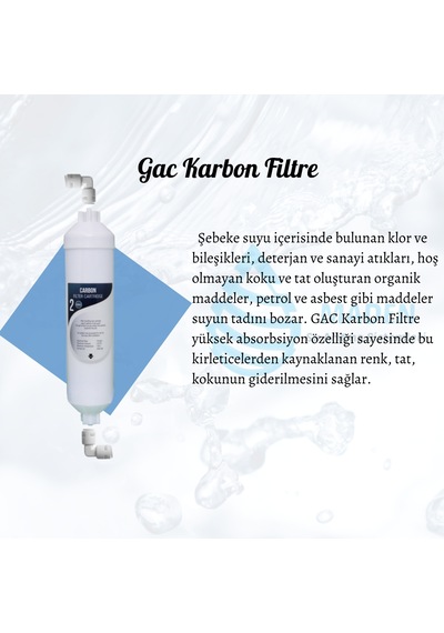 Tüm Kapalı Kasa Su Arıtma Cihazlarına Uyumlu 3'lü Filtre Seti