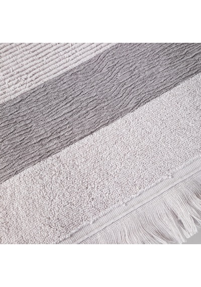 Mudo Home Borla Gri Banyo Havlusu 90x150