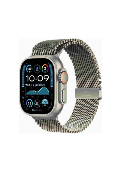 49 Mm Natürel Titanyum Milano Loop-küçük Boy-