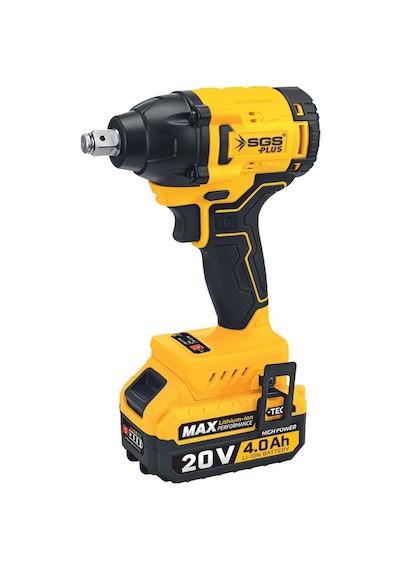 Sgs SGS5502 - 1/2 - 20 Volt 4 Amper 330 NM Çift Akülü Tork Akülü Darbeli Somun Sıkma Sökme Makine Seti