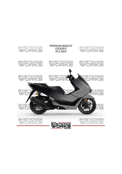 Honda Pcx 2025 Kaplama Sticker Çift Renk Motor Kaplama Modeli Hazır Kit Yüksek Kalite 49750890
