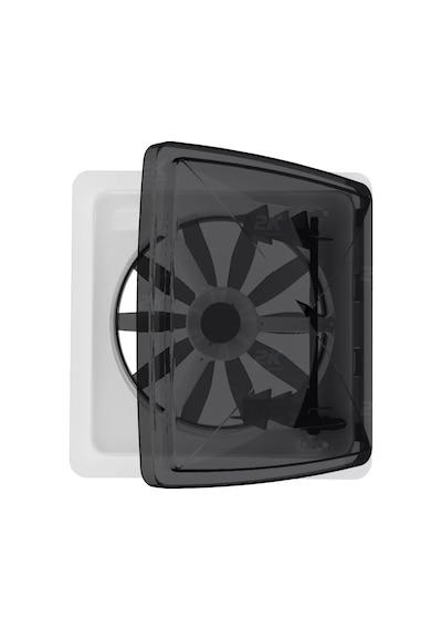 Babarvy T5000 360 X 360 Mm Gaz. Duman Ve Yağmur Sensörlü Fanlı Tavan Heki Beyaz