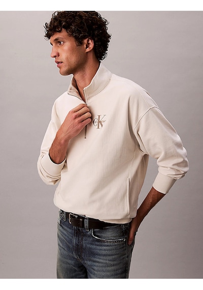 Calvin Klein Erkek Sweatshirt-lv04rd236g Beyaz