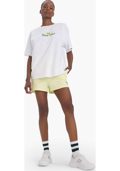 DeFactoFit Standart Fit Sporcu Kısa Paça Şort E3600AX25SMYL75