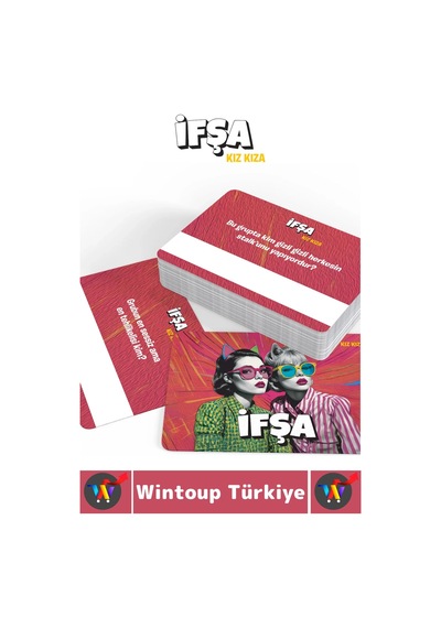 Eğlenceli Kız Grup Arkadaş Ortamı Cesaret Dürüstlük Dedikodu Tahmin Kart Oyunu İfşa-kız Kıza 56 Kart