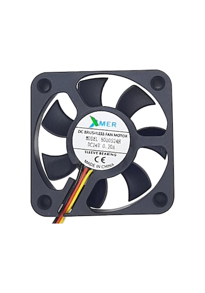 Xmer 50X50X10Mm 24V 0.20A 3 Kablolu Fan