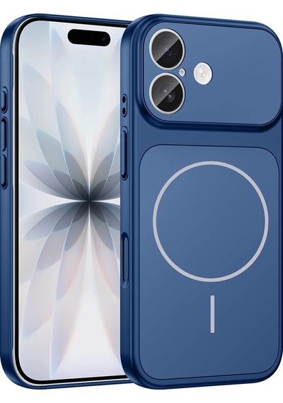 Apple Uyumlu iPhone 16 Kılıf Zore M-safe Şarj Özellikli Kamera Korumalı Formen Kapak