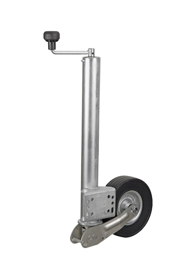 Römork ve Karavan Destek Tekerleği - 500 Kg - Flanşlı Otomatik