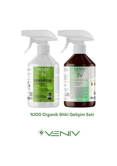 3v Perneem- Neem Yağı İçeren Organiva - %100 Organik Bitki Koruma + Besin- Tüm Bitkiler-haşereler 1