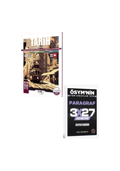 2027 Ulti 2027 Tyt Tarih Soru Bankası+ Evp Akademi Paragraf