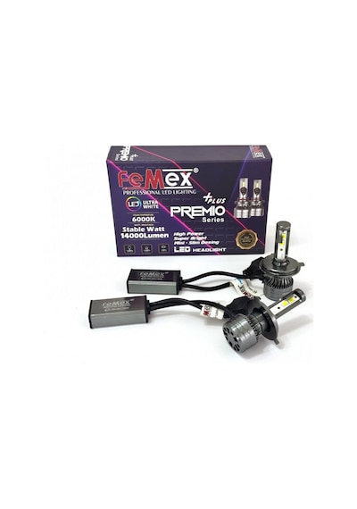 Ford Fiesta 6 2002-2009 H4 Uzun Kısa Far Ampül Xenon Femex Premio Plus