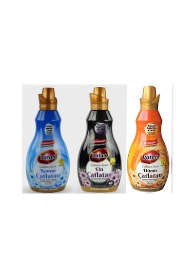 Konsantre Çamaşır Yumuşatıcı Komşu- Elti - Dünür Çatlatan 1440 Ml X 3 Lü Set Diğer