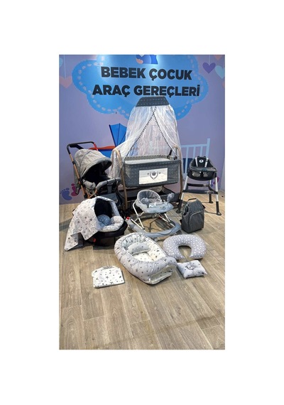 20 Parça Yeni Doğan Galaxy Trend Lüx Bebek Çeyiz Seti Siyah1
