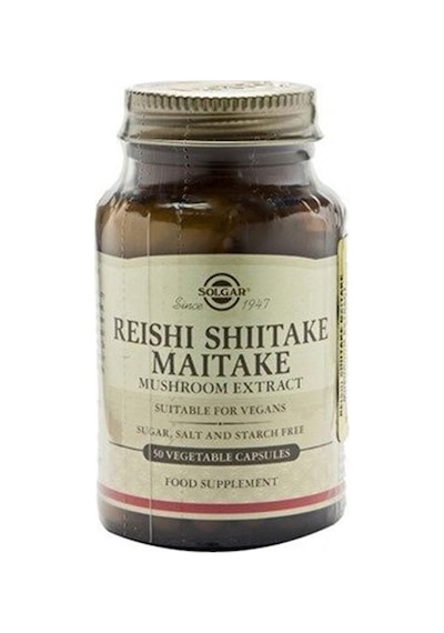 Solgar Reishi Shiitake Maitake Mushroom Extract 50 Kapsül