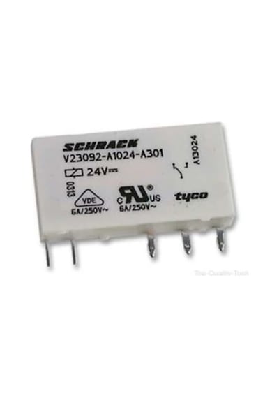 Schrack - V23092 A1024 A301 24vdc 6a Slim Röle