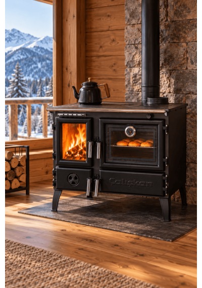 Reyo Stove Rabat Gurme Tuğlalı Fırınlı Şömine Soba En Sertifikalı