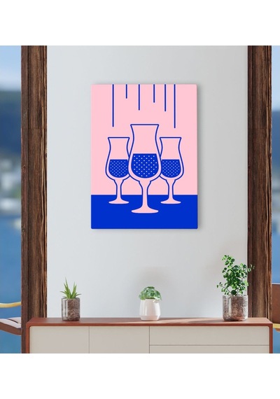 Bk Gift Cafe & Bar & Restaurant Konseptli Kanvas Tablo 30X50Cm-80