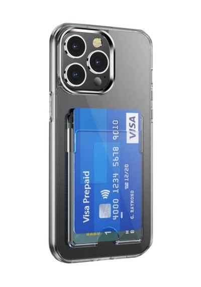 Apple iPhone Uyumlu 14 Pro Max Kılıf Kart Şeffaf Silikon - Şeffaf Bzsxx00 1