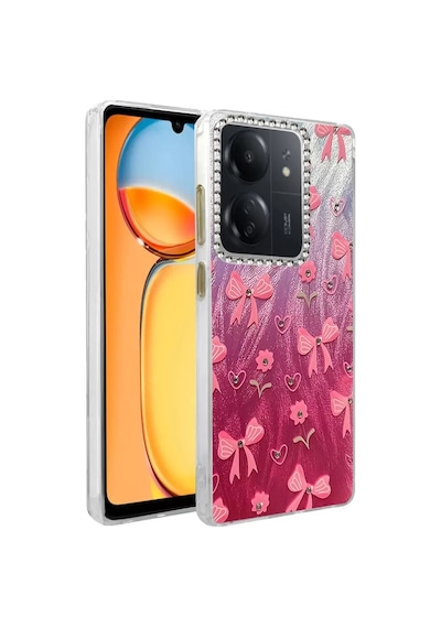 Xiaomi Redmi 13c Kılıf Blade Aynalı Desenli Kapak - Desen 3 -
