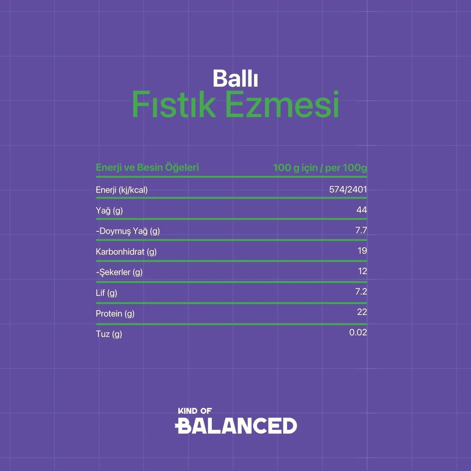 Ballı Fıstık Ezmesi 300 Gr