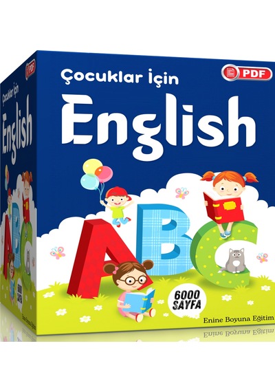 Çocuklar İçin İngilizce Eğitim Seti (900 Sayfalık PDF)