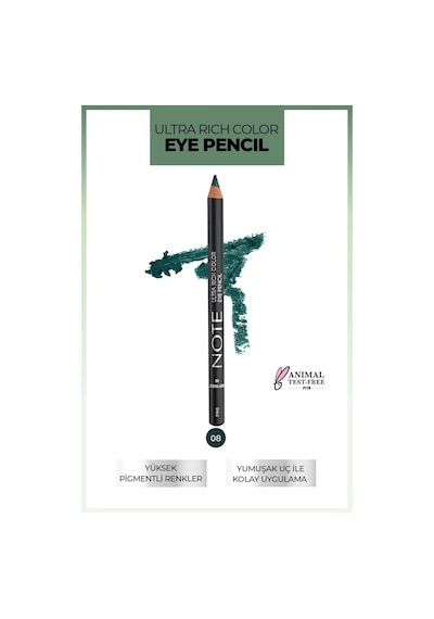 Note Cosmetique Ultra Rich Color Göz Kalemi 08 Deep Forest - Koyu Yeşil