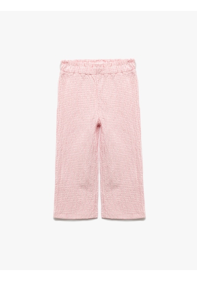 Koton Beli Lastikli Dokulu Ekoseli Geniş Paça Pantolon Pembe Ekose 5smg40020aw Pembe Ekoseli Pembe Koton Beli Lastikli Dokulu Ekoseli Geniş Paça Pantolon Pembe Ekose 5smg40020aw Pembe Ekoseli Pembe