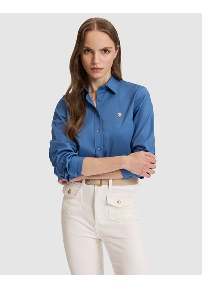 Pierre Cardin Kadın Açık İndigo Gömlek Desenli 50328627-vr073